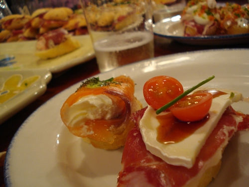 Los famosos pinchos de Euskadi