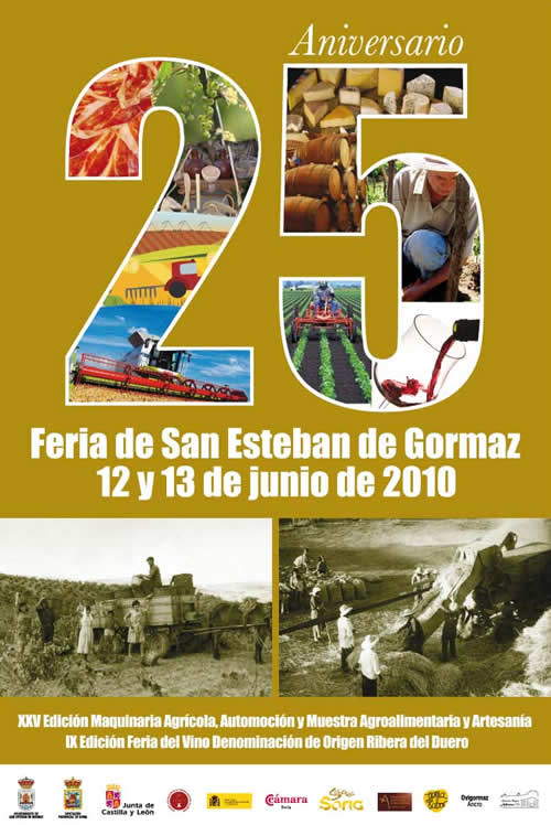 Cartel de la Feria de la XXV edicion de San Esteban de Gormaz Feria de la XXV edicion de San Esteban de Gormaz