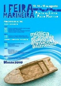 La I Feira Mariñeira en Ares en A Coruña