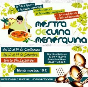 I Muestra de la cocina menorquina