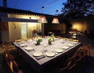 Al fresco en veranito, casas rurales con terraza