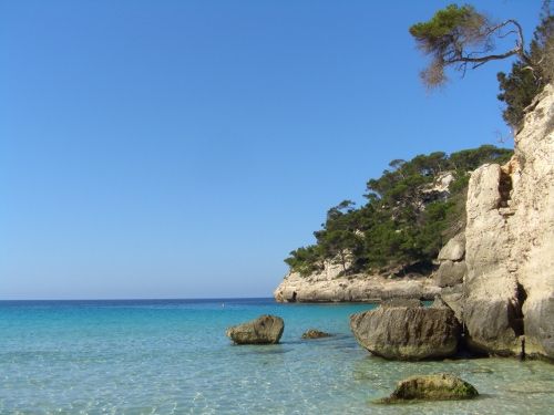 Cala Mitjan en Menorca