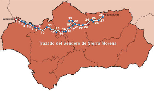Sendero GR 48 Sierra Morena