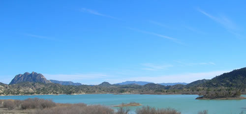 Embalse de Alfonso XIII en el Valle de Ricote