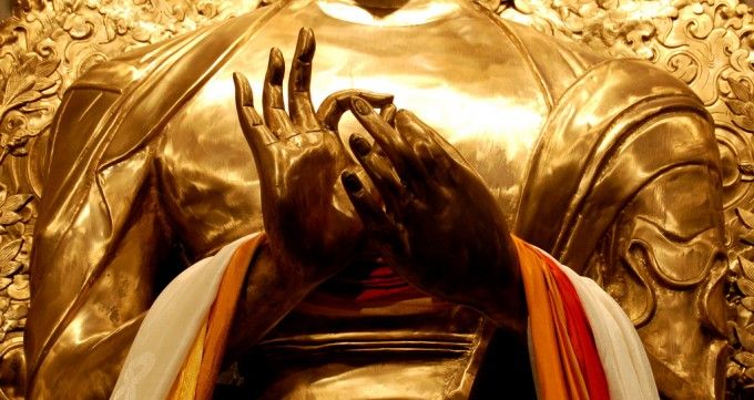 Maitreya en el Monasterio Budista del Garraf
