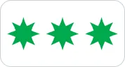 3 Estrellas verdes