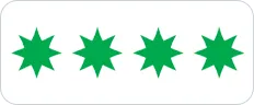 4 Estrellas verdes