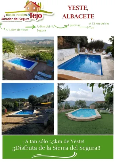 Casas rurales el Tejo Yeste y el Mirador del Segura
