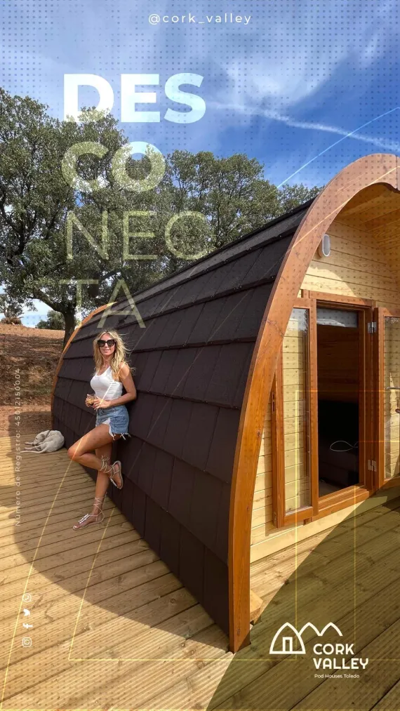 Pod House Toledo Cabaña de Madera 5