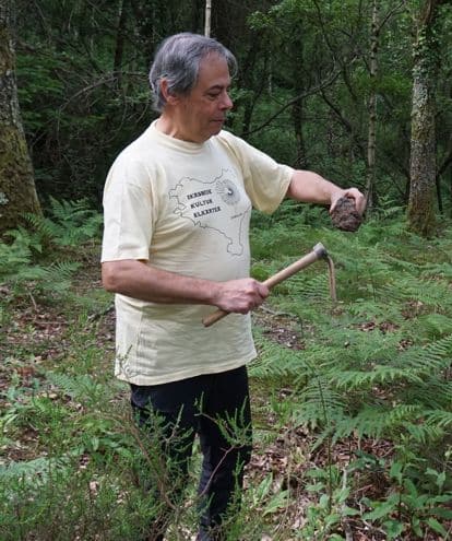 Xabier Cabezón lleva medio siglo explorando los rincones más remotos de Leitzaran. Foto de  Xabier Cabezón.