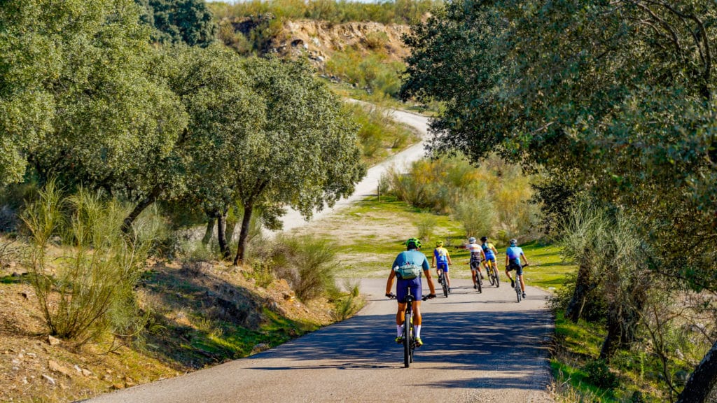 Ruta en bici por el Tajo Internacional. Los campos y las dehesas de Cáceres son ideales para pedalear. Por Javier Flores
