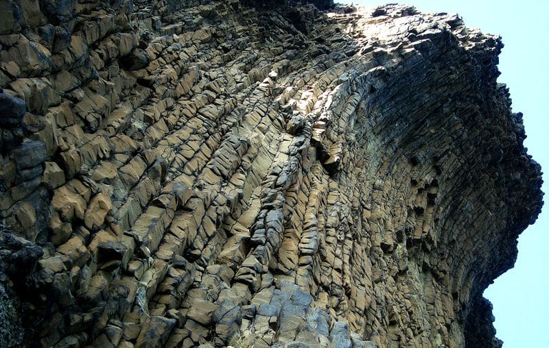 Acantilados de Monsul en Almería
