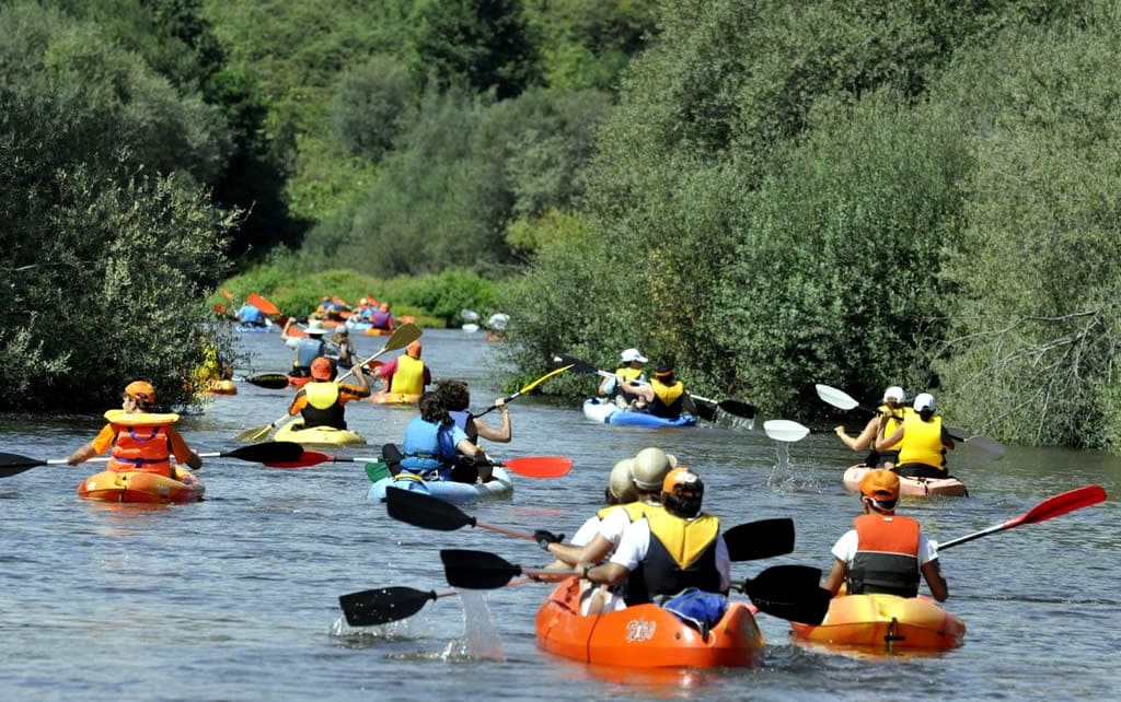 Alagón en kayak