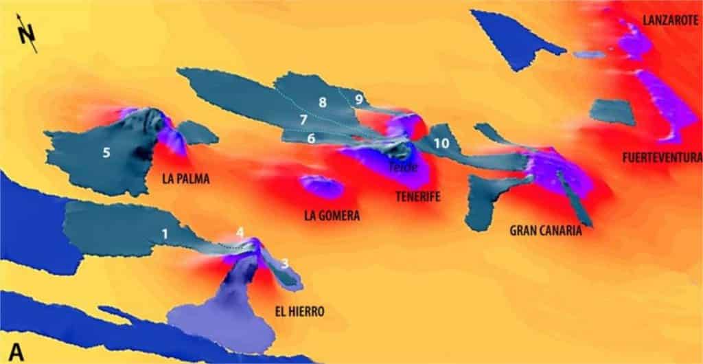 Megadeslizamientos en Canarias