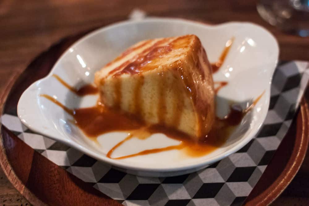 Flan de Manzana