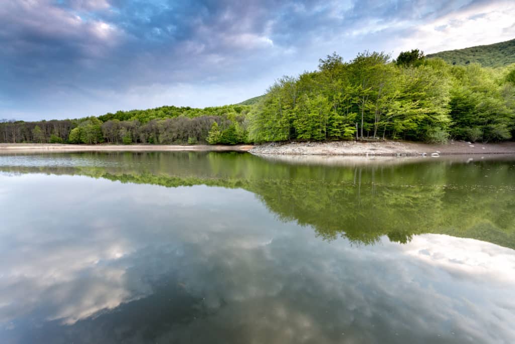 Lago de Santa Fe en el Montseny