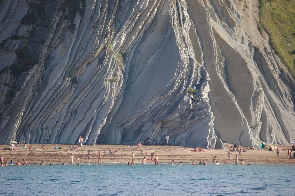 Playa en Zumaia