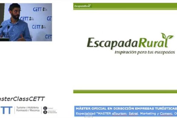 [Vídeo] Fabio Núñez charla sobre EscapadaRural en el CETT