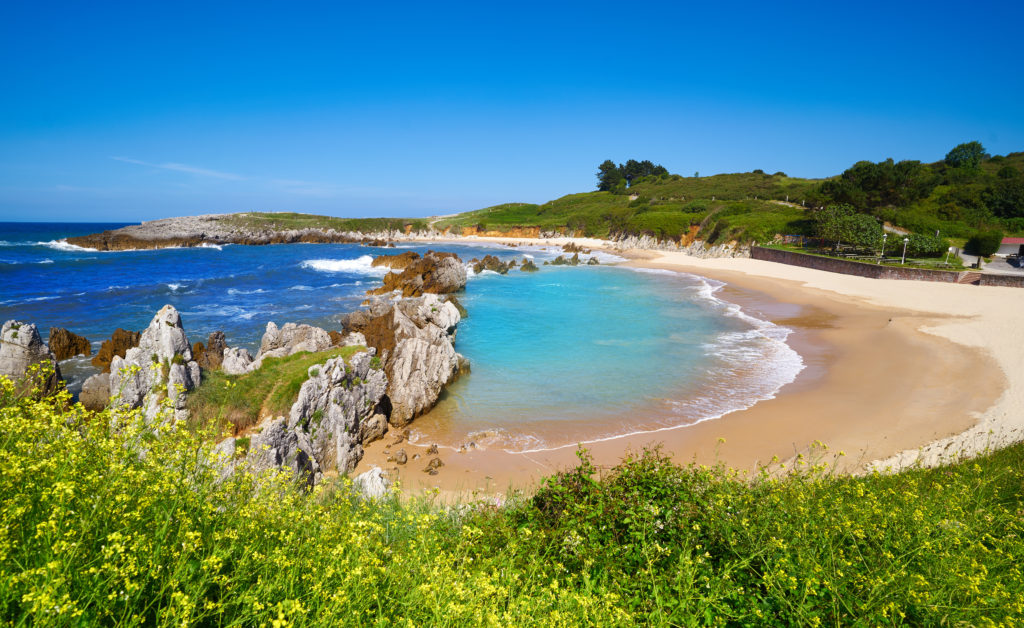 Playa de Toro beach in Llanes Asturias Spain