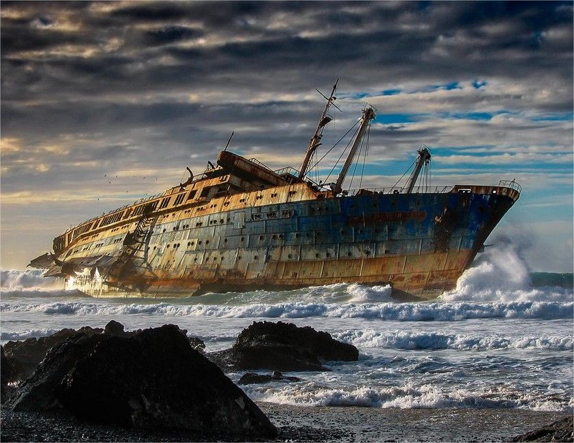 Barco fantasma de Fuerteventura