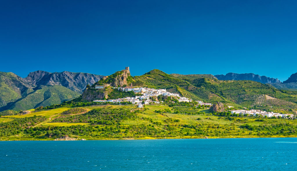 Zahara de la Sierra, beautiful town located in the Sierra de Grazalema