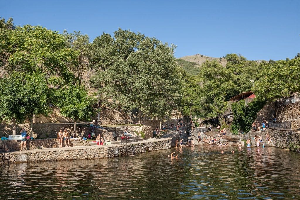 Casas del Monte, piscinas naturales del valle de Ambroz