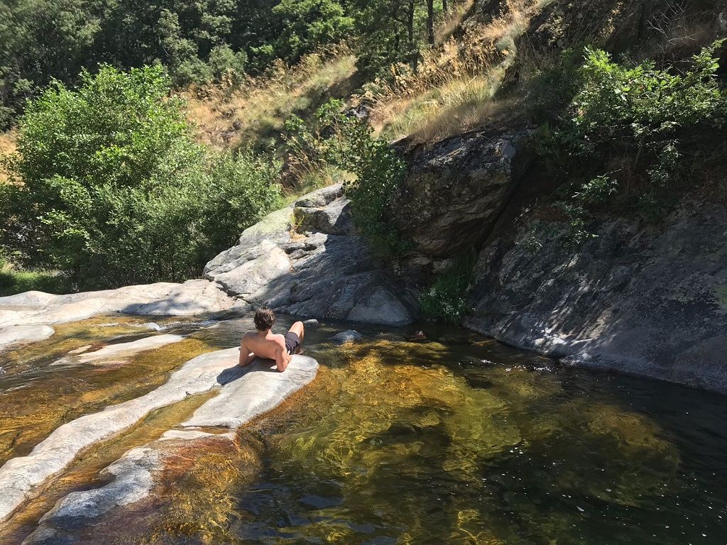 Charcas Verdes, piscinas naturales del valle de Ambroz