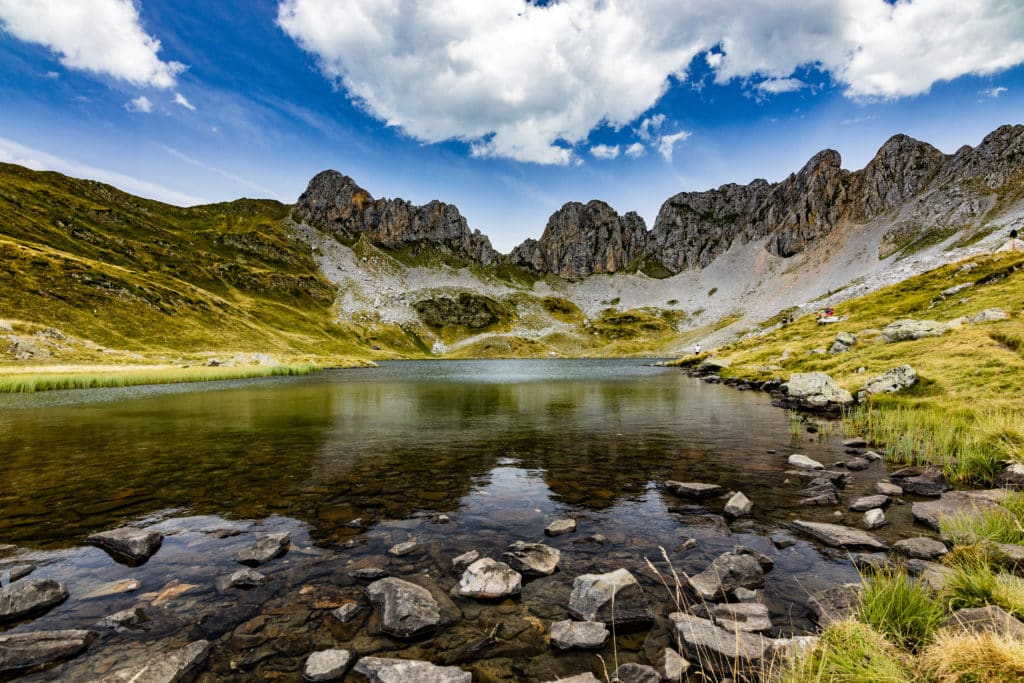 Laguna de Ibon de acherito de la Selva de Oza