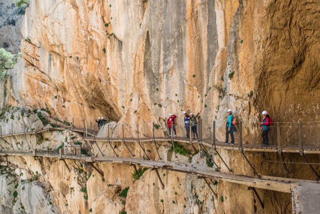 Rutas aéreas: Caminito del Rey