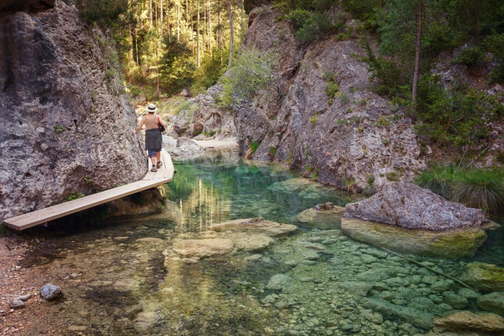 Beceite, Matarrana river, Teruel, Aragon,