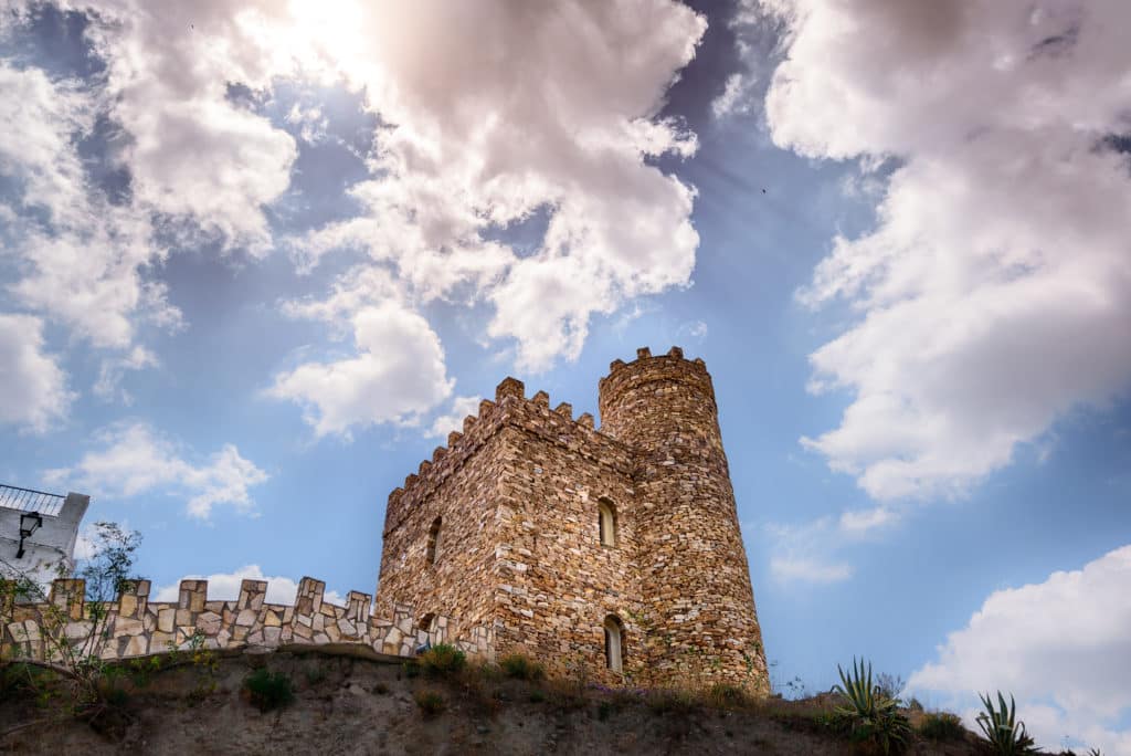 Castle of Líjar in Almería (Spain)