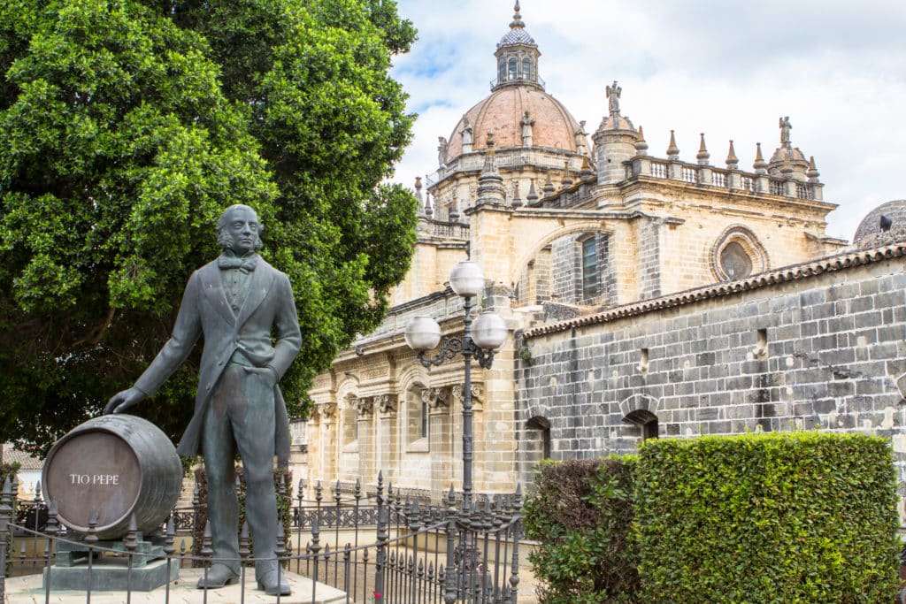 Monument to Manuel Maria Gonzalez in Jerez, Spain