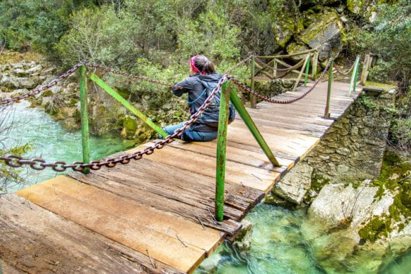 El precioso sendero de la Cerrada de Elías