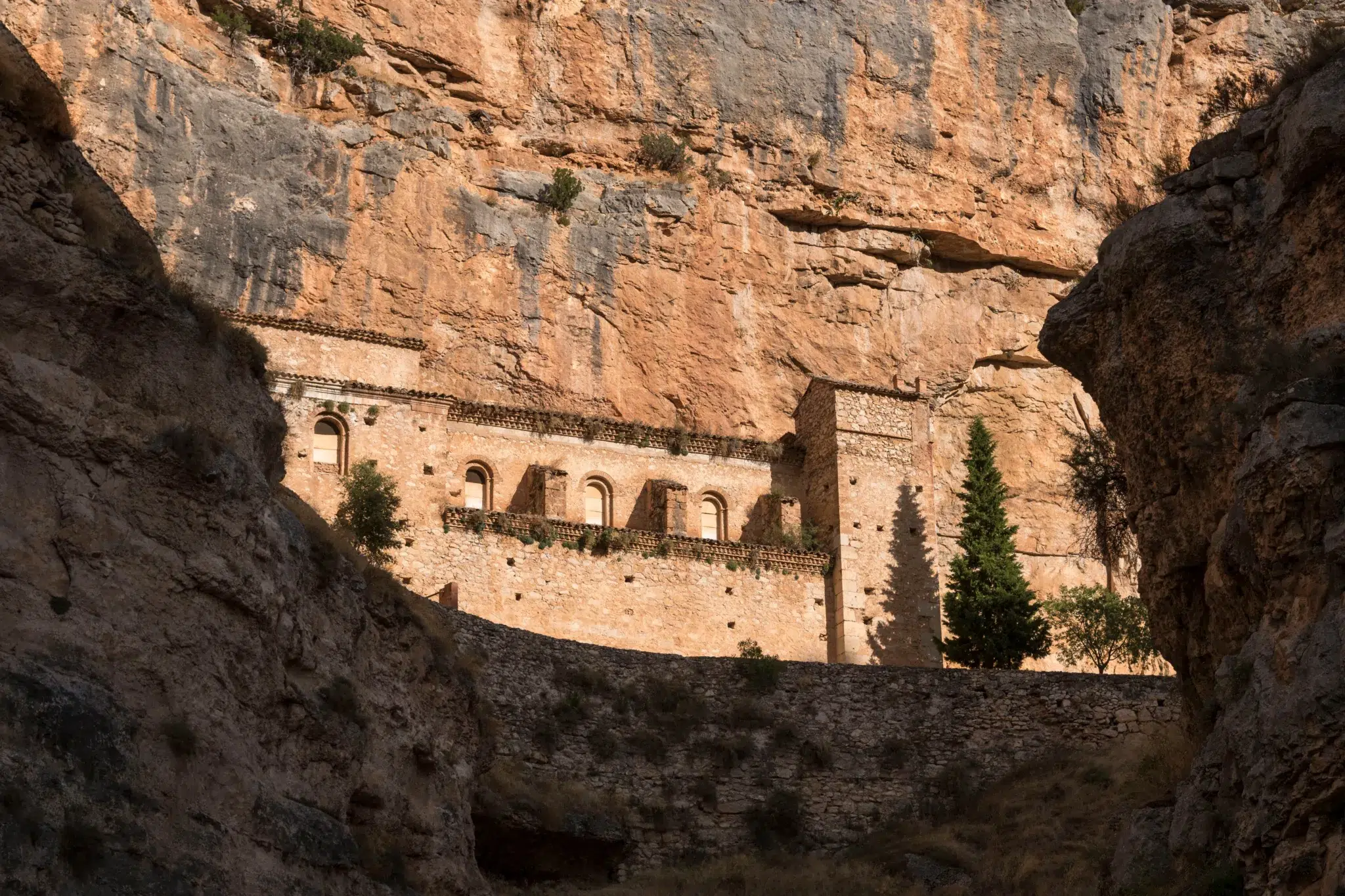 Santuario de Jaraba en el Barranco de la Hoz Seca, en Zaragoza. Por fuen30