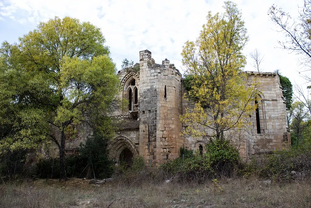 Ruinas del monasterio de Bonaval, en Retiendas (Guadalajara).