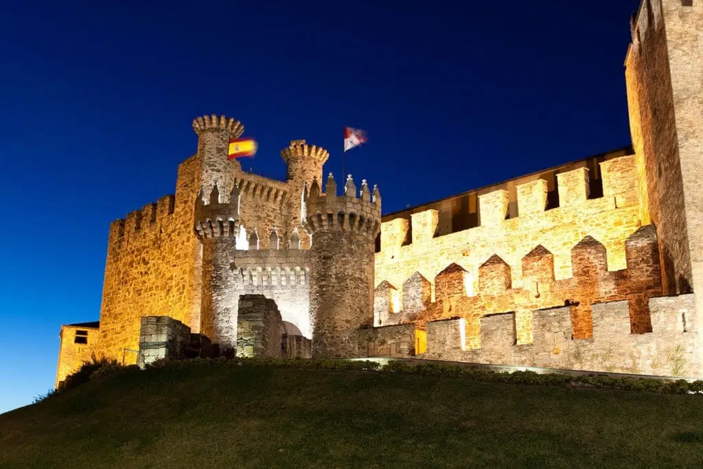 Castillo de los Templarios en Ponferrada. León. Fuente: Migel