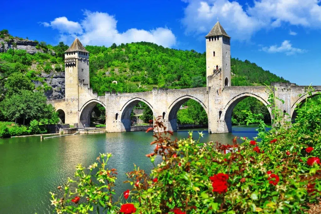 Puente Valentré en Cahors. Francia. Fuente: leoks