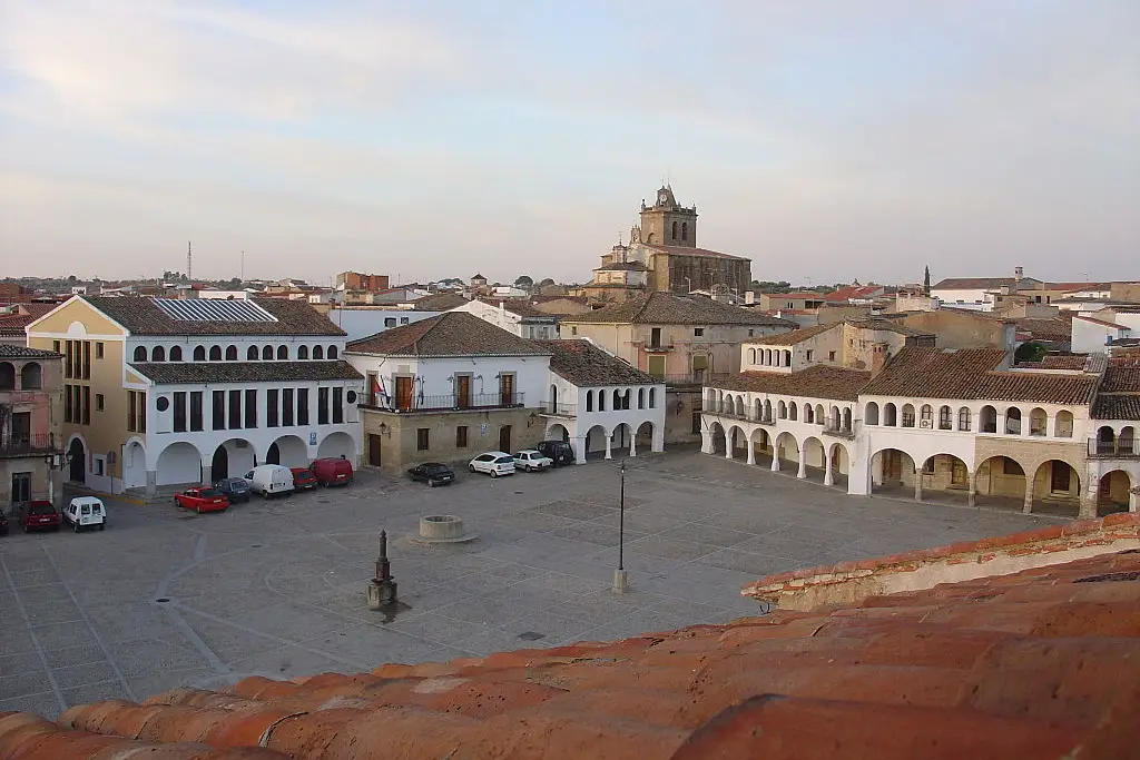 Plaza Mayor de Garrovillas de Alconétar (Cáceres)