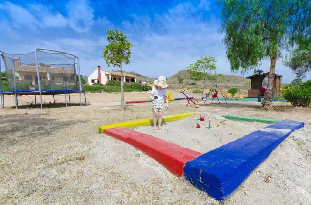 Casas rurales para ir con niños. Finca Liarte, en Murcia.