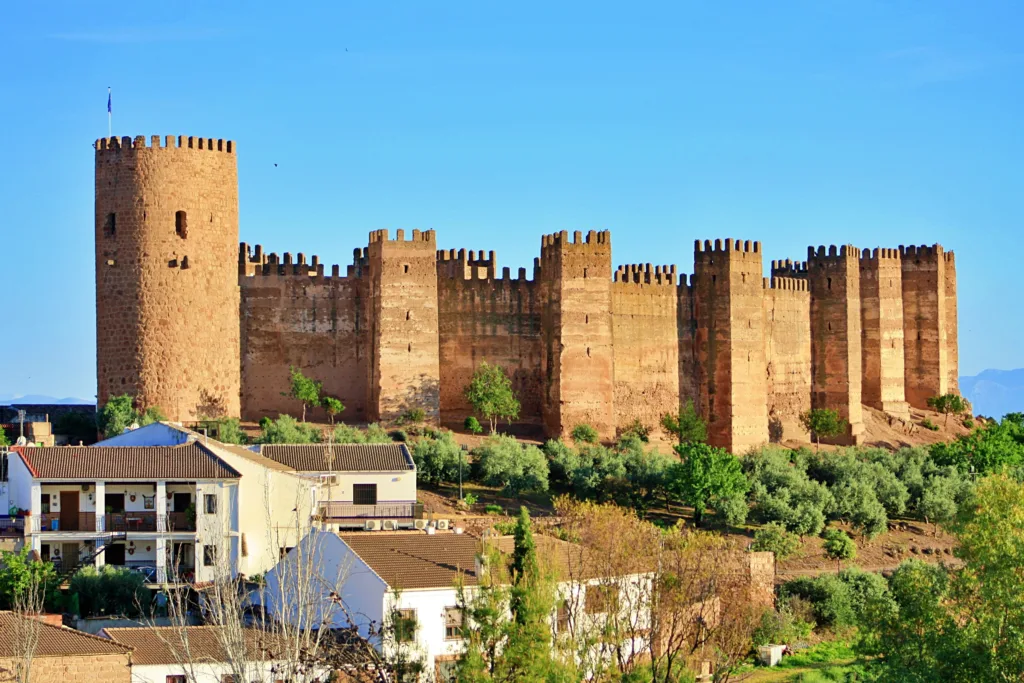Castillo de Burgalimar en Baños de la Encina, Jaén