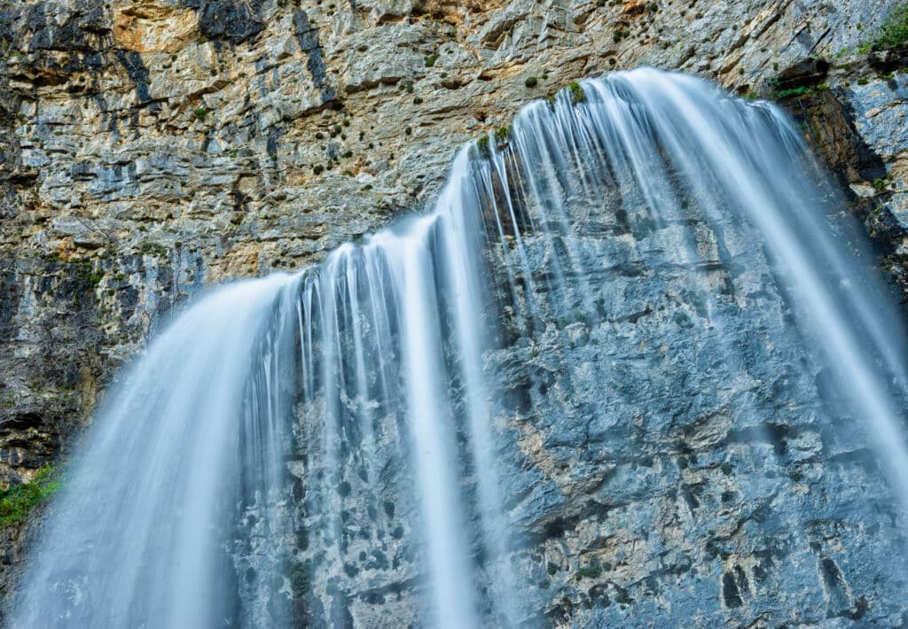 Nacimiento del río Mundo en invierno. Por cineuno