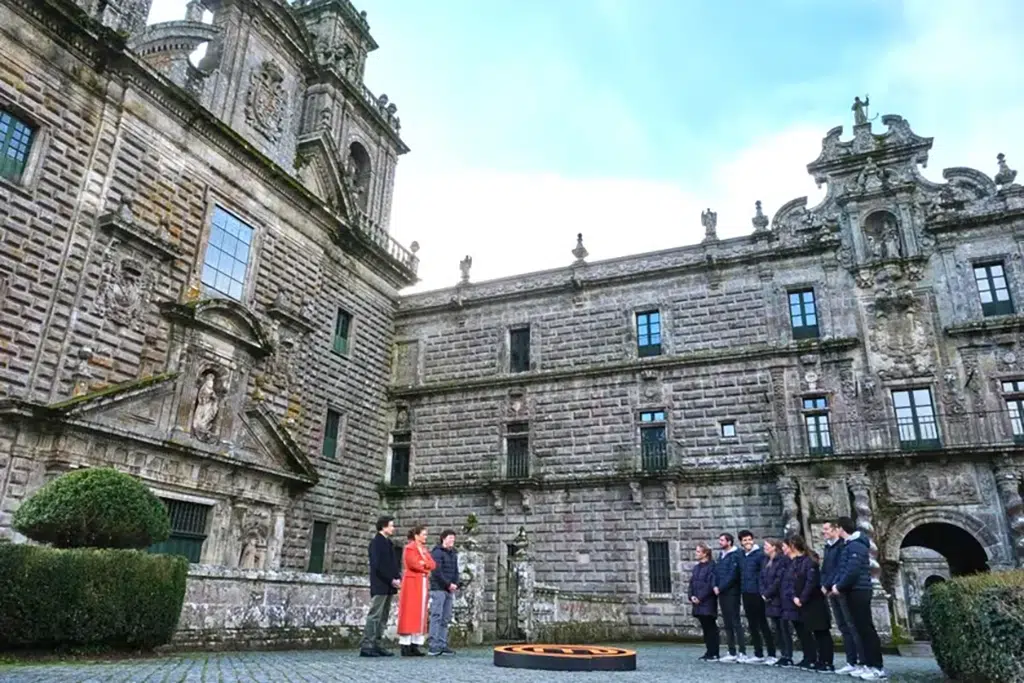 El monasterio de Oseira, en San Cristovo de Cea (Ourense), acogió una prueba de exteriores de MasterChef.