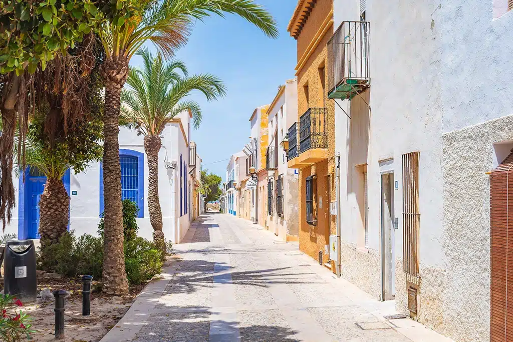 Casas de la isla de Tabarca.