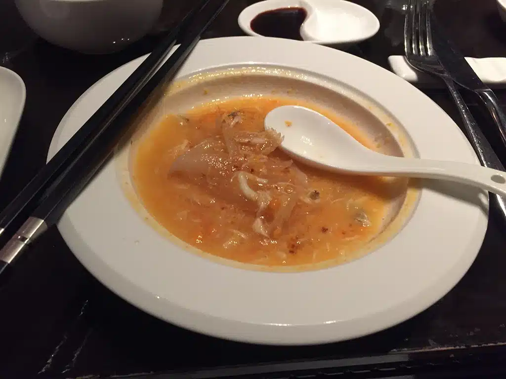 Sopa de aleta de tiburón