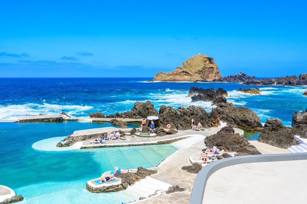 Piscinas naturales en Portugal: Porto Moniz