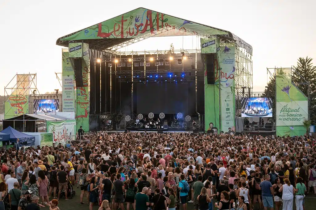 Imagen del festival de verano Leturalma, en Letur (Albacete). Uno de los festivales que se celebran en pueblos de menos de 1.000 habitantes y que luchan contra la despoblación rural.