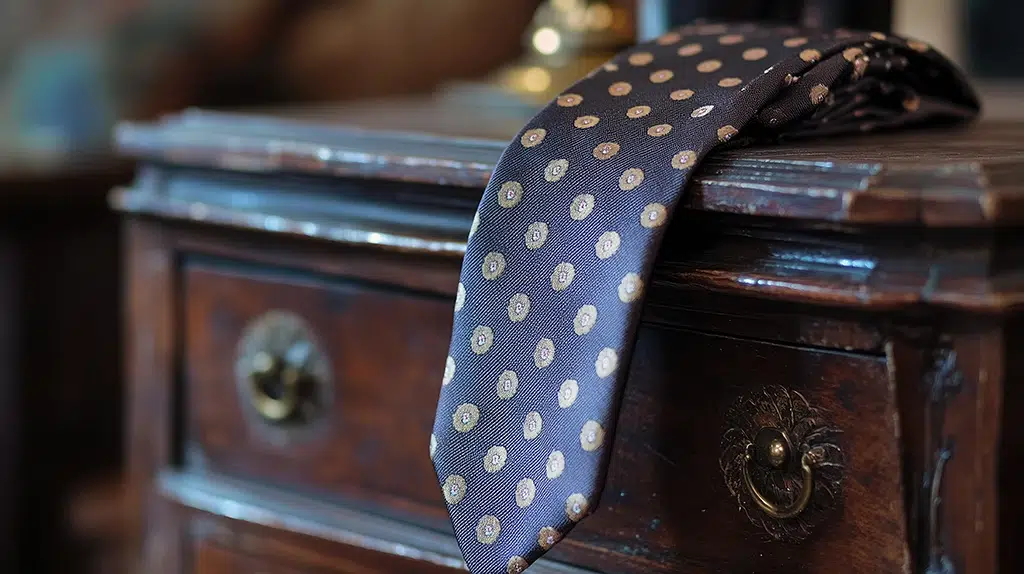 Corbata de lunares. Por Boonnam Burart