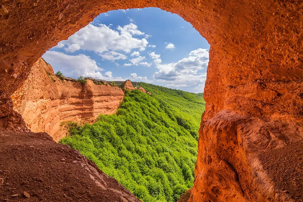 Las Médulas, en León. Uno de los paisajes de leyenda de España.