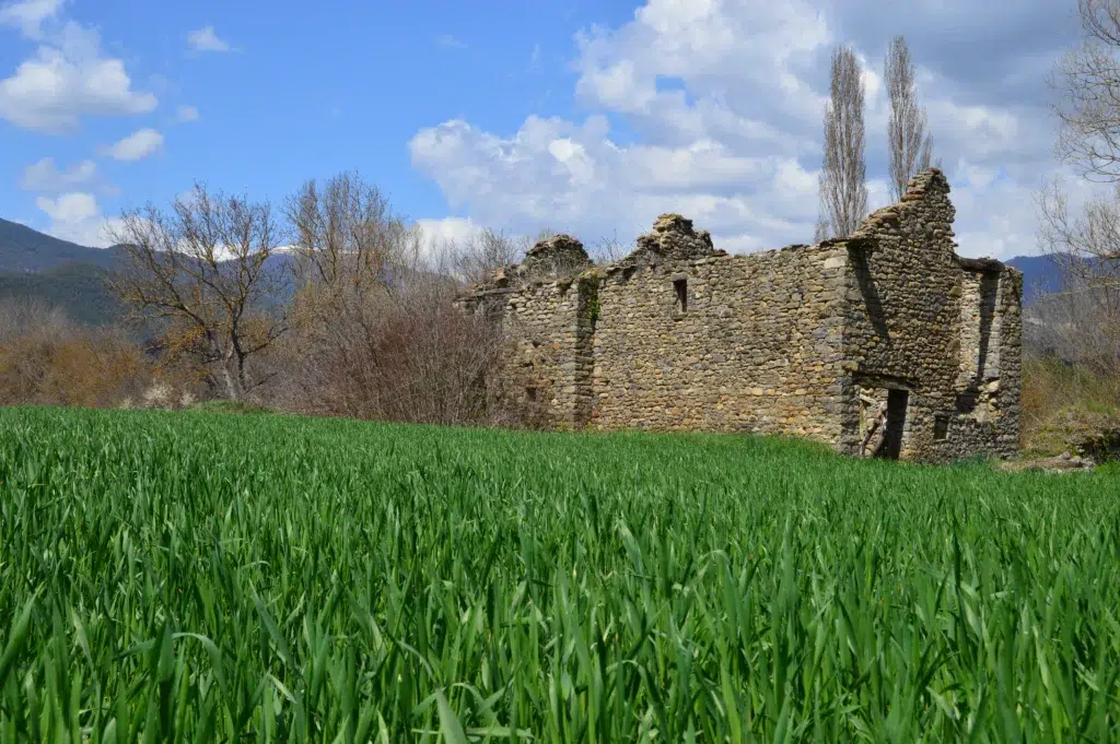 Ruinas del despoblado pueblo de Jánovas, Huesca