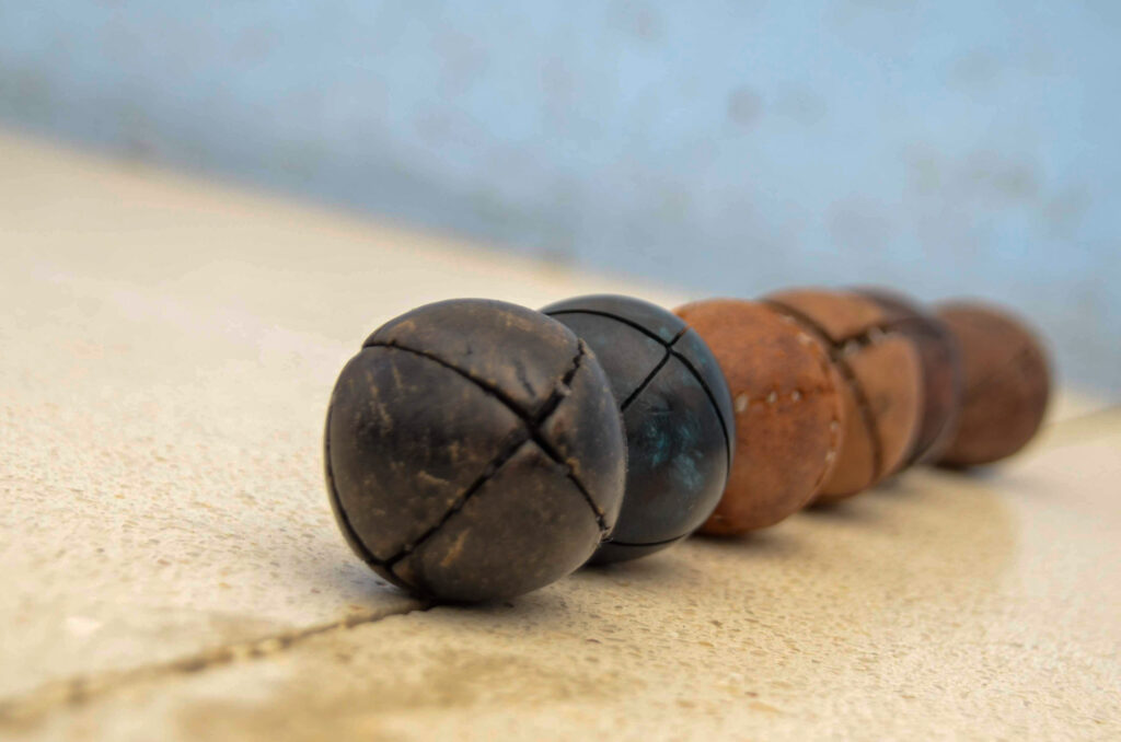 Tipos de pelota de vaqueta. Por Jos